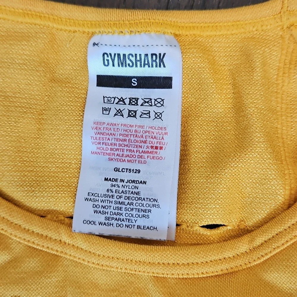 Gymshark GLOW Seamless Thumholes matching set Small